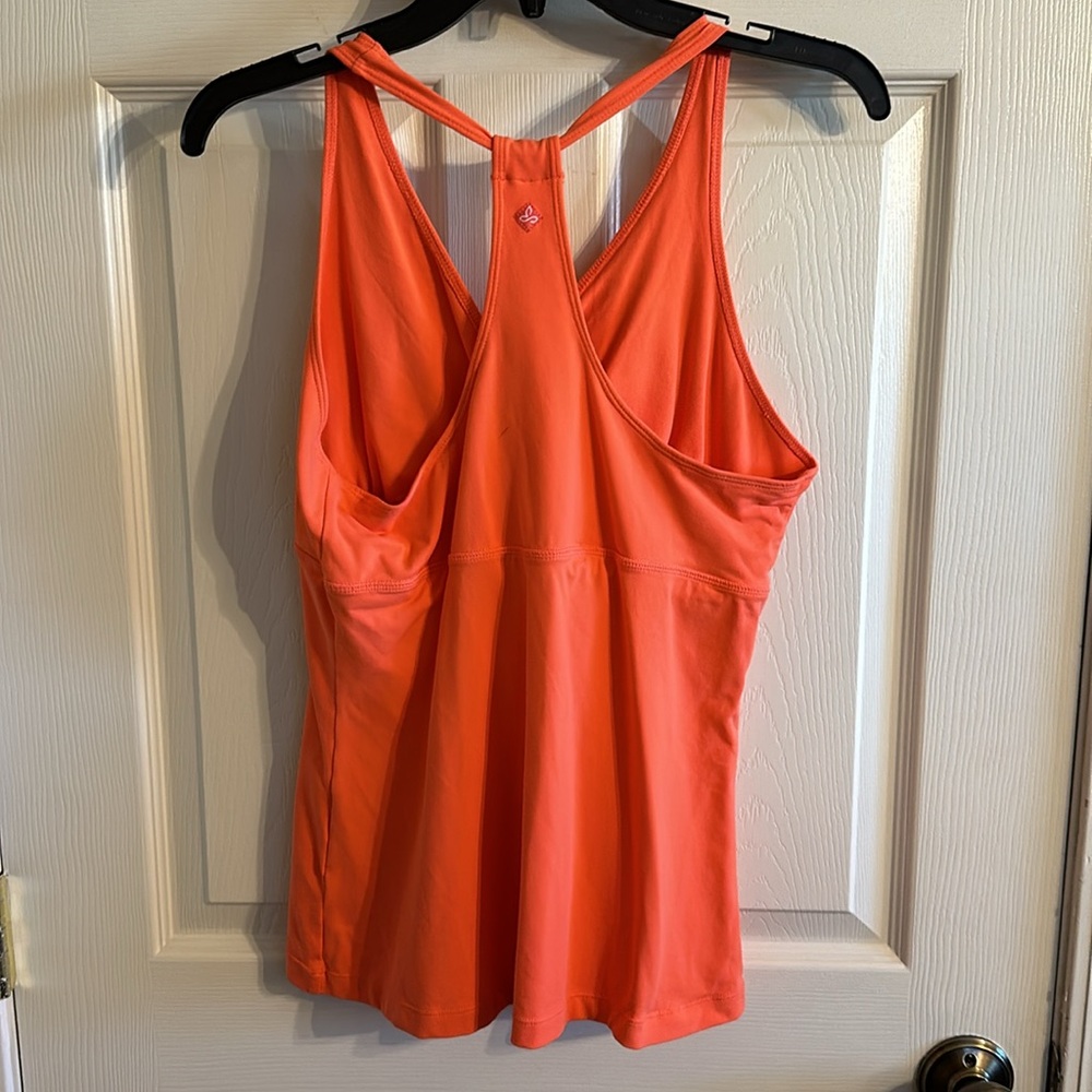 Prana coral halter tank, sz XL. - Picture 4 of 5